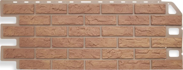 Фасадная панель Цокольный сайдинг Альта-профиль - коллекция "кирпич", кирпич бежевый купить в Камышине