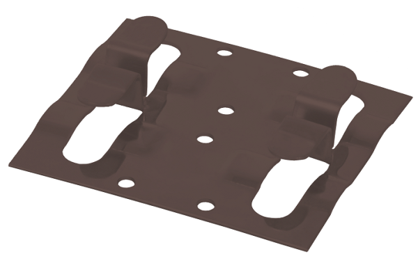 Кляймер рядный Grinder для монтажа наличника коричневый купить в Камышине