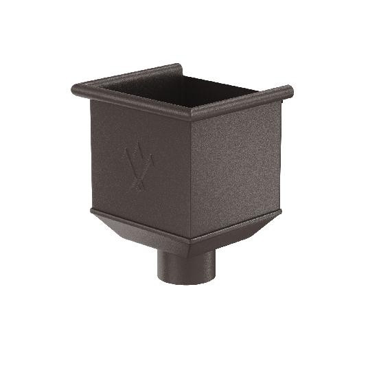 Водосток Aquasistem, Система 125x90 - Водосборная воронка RR 32 Тёмно-коричневый matt купить в Камышине