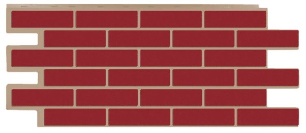 Фасадная панель T-Сайдинг - Кирпич Модерн Красный купить в Камышине