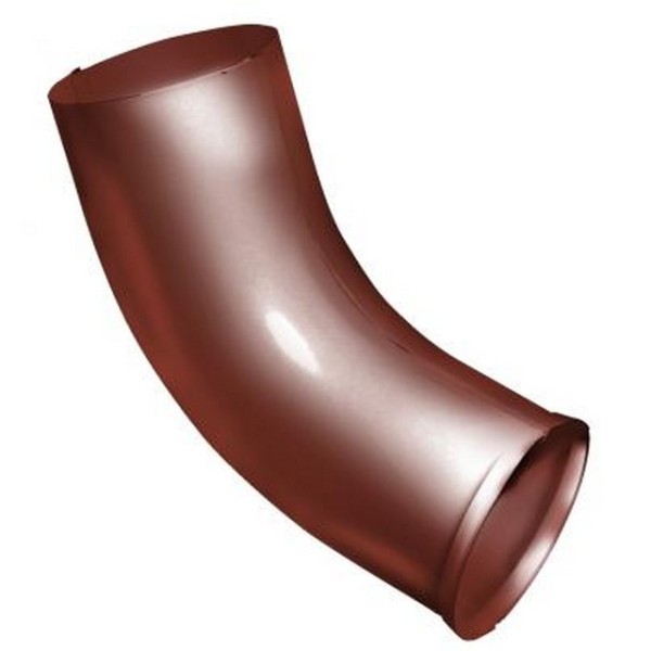 Водосток Grand Line 125x90 – Колено сливное RAL 8004 купить в Камышине