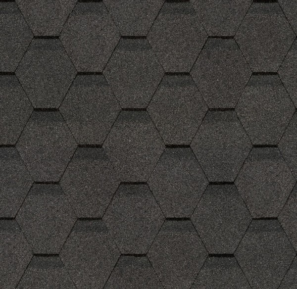 Гибкая черепица Docke, коллекция Шестигранник Серый купить в Камышине