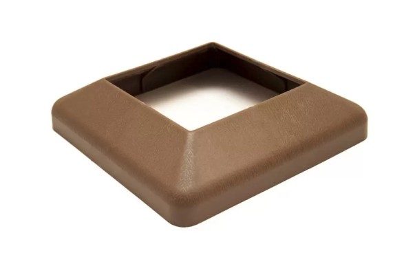 Крышка нижняя ПВХ для столба Deckart 100х100 Шоколад купить в Камышине