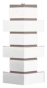 Угол T-Сайдинг - Кирпич Модерн Белый купить в Камышине