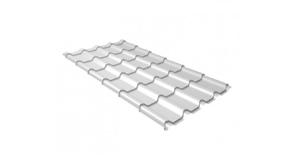 Металлочерепица камея GL 0,5 Quarzit RAL 9003 сигнальный белый купить в Камышине