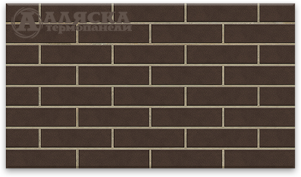 Фасадные Термопанели Аляска Amsterdam brown купить в Камышине