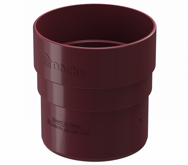 Муфта соединительная ПВХ Docke STANDART красный купить в Камышине