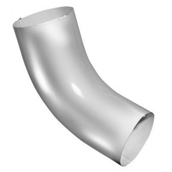 Водосток Grand Line 125x90 – Колено трубы RAL 9003 купить в Камышине