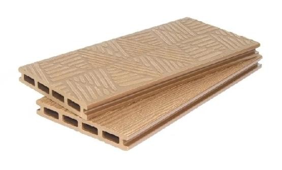 Террасная доска ДПК POLIVAN GROUP 3D+3D NEW пустотелая двухсторонняя DENPASAR Песочный купить в Камышине