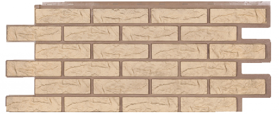 Фасадная панель Техоснастка, Лондон Брик, Желтый купить в Камышине