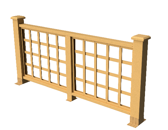 Ограждения декоративное ДПК GRINDERDECO Дувр песчаник купить в Камышине