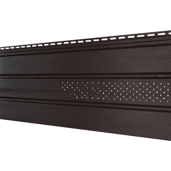 Софит Ю-Пласт Классический, перфорация по центру коричневый купить в Камышине