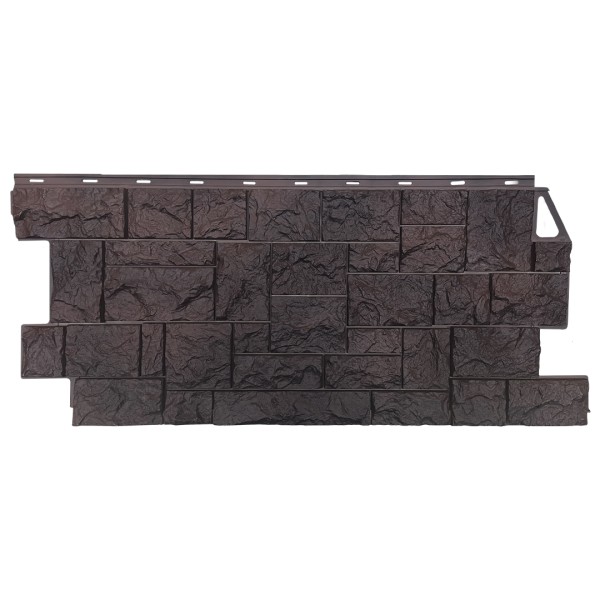 Фасадная панель FineBer, Камень Дикий, Коричневый купить в Камышине