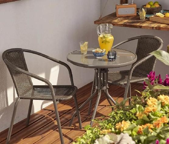 Комплект плетеной мебели AFINA из иск. ротанга Асоль-7 TLH-037B/TLH-060 brown-2pcs купить в Камышине