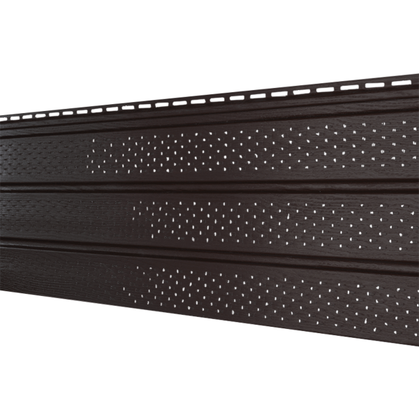 Софит Ю-Пласт Классический, с полной перфорацией коричневый купить в Камышине