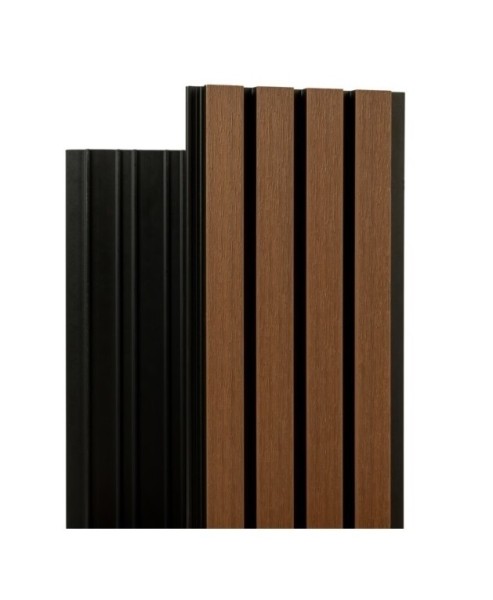 Фасадная реечная панель Ecodecking Скай коэкструзия 200х20х3000 Тик купить в Камышине