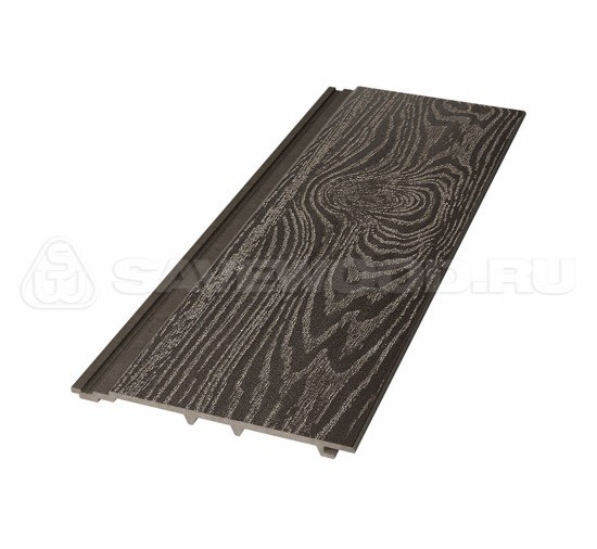 Сайдинг из дпк savewood sw-cedrus тангенциальный распил темно-коричневый купить в Камышине