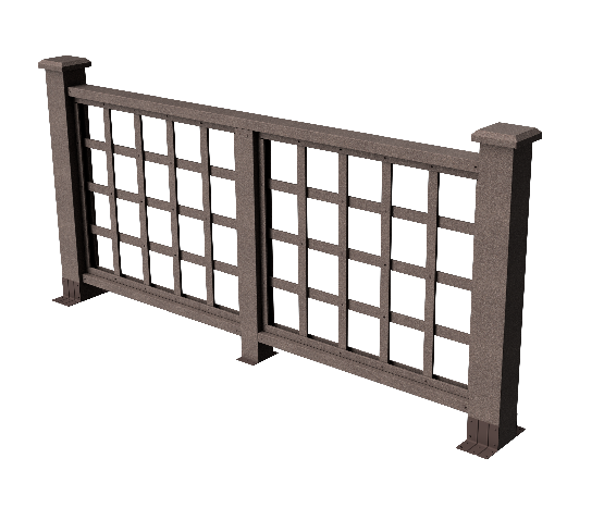 Ограждения декоративное ДПК GRINDERDECO Дувр венге купить в Камышине