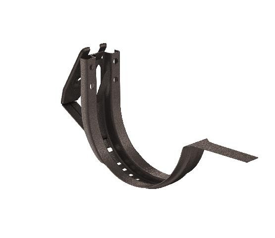 Водосток Aquasistem, Система 125x90 - Крюк крепления желоба короткий регулируемый RR 32 Тёмно-коричневый matt купить в Камышине