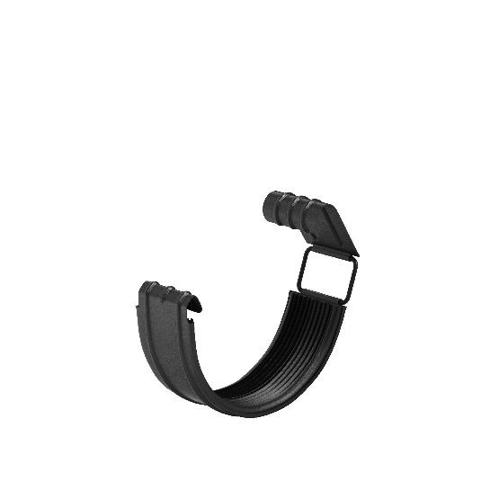 Водосток Aquasistem, система 125x90 - Соединитель желоба с резиновым уплотнителем RAL 9005 Чёрный купить в Камышине