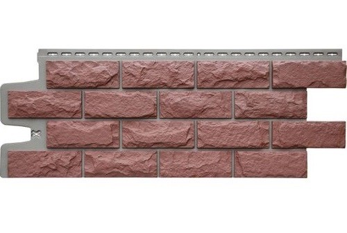 Фасадные панели Grand Line Колотый Камень Корица, Шов тёмно-бежевый купить в Камышине