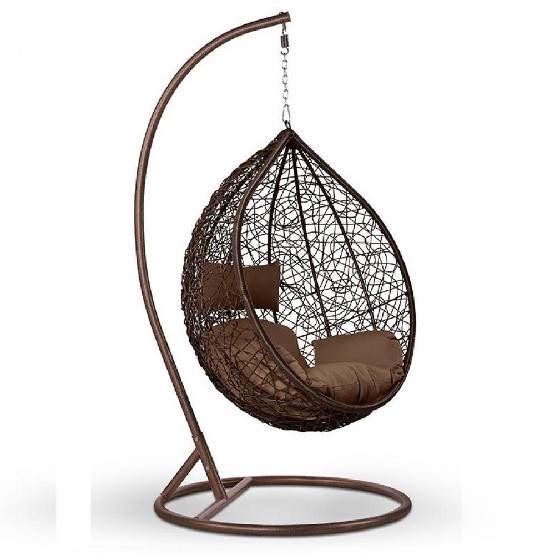 Кресло Подвесное из искусственного ротанга AFM-168A-L Brown купить в Камышине