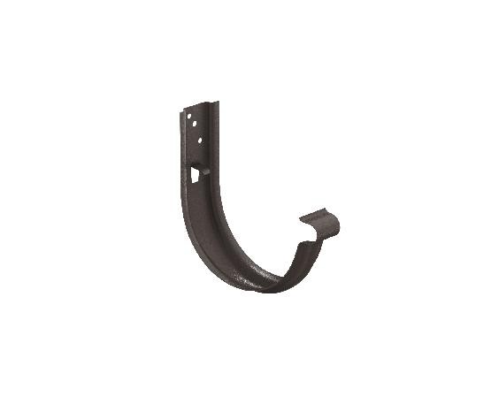 Водосток Aquasistem, Система 125x90 - Крюк универсальный с комплектом крепления RR 32 Тёмно-коричневый matt купить в Камышине