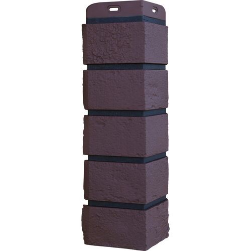 Угол Grand Line состаренный кирпич Элит каштан, ШОВ чёрный купить в Камышине