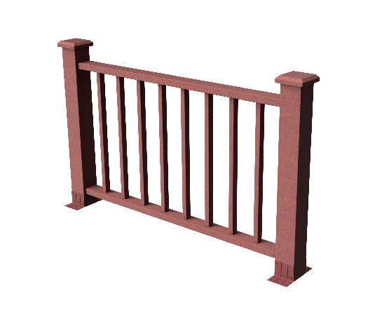 Ограждения декоративное ДПК GRINDERDECO Альма 1500 со скрытым крепежом мербау купить в Камышине