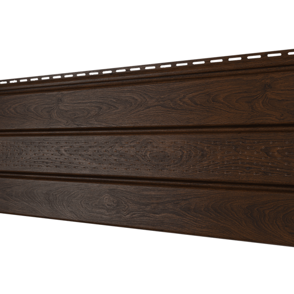 Софит Ю-Пласт перфорация по центру, Орех тёмный купить в Камышине