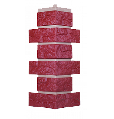 Угол T-Сайдинг-Кирпич Лондон Брик Красный купить в Камышине