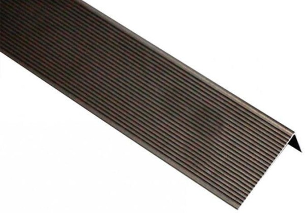 Угол завершающий алюминиевый KRONEX 51,5x30x3000 мм. коньяк купить в Камышине