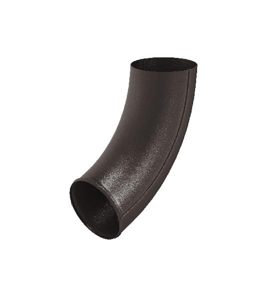 Водосток Aquasistem, Система 125x90 - Отвод трубы RR 32 Тёмно-коричневый matt купить в Камышине