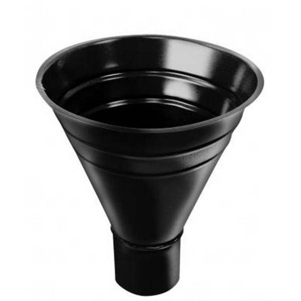 Водосток Grand Line 125x90 –  Воронка водосборная RAL 9005 купить в Камышине