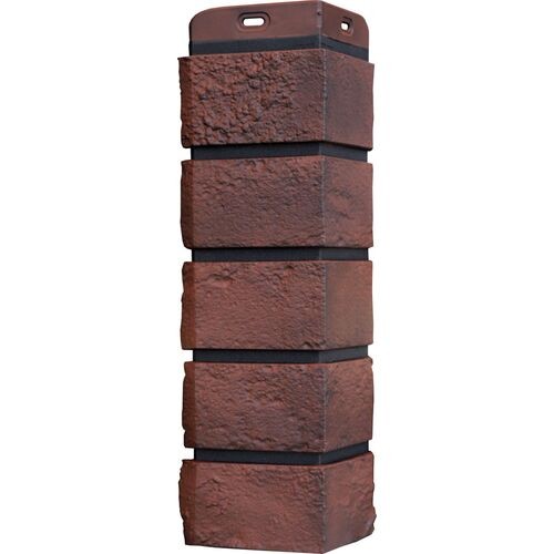 Угол Grand Line состаренный кирпич Элит кофе (жжёный), ШОВ черный купить в Камышине