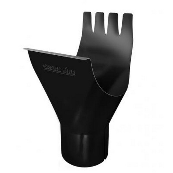 Водосток Grand Line 125x90 – Воронка желоба RAL 9005 купить в Камышине