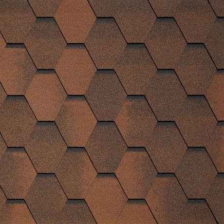 Гибкая черепица Tegola VENETO marrone 423 купить в Камышине