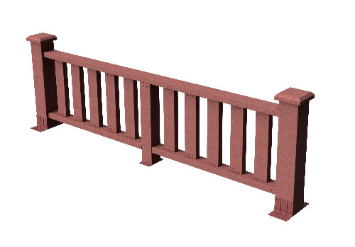 Ограждения декоративное ДПК GRINDERDECO  Эрес мербау купить в Камышине