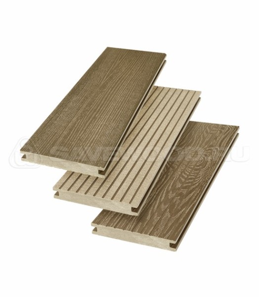 Террасная доска SW Fraxinus (R) полнотелая «SaveWood» Тик купить в Камышине