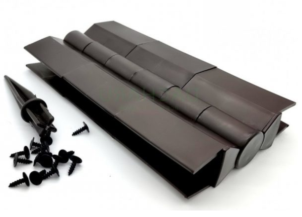 Угловой (стыковочный) шарнир для грядкок ДПК 225мм чёрный купить в Камышине