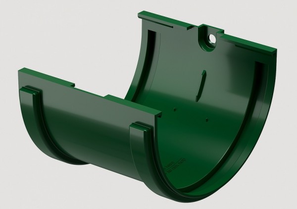 Соединитель желобов ПВХ Docke STANDART зеленый купить в Камышине