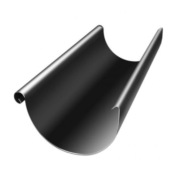 Водосток Grand Line 125x90 – Желоб 3м RAL 9005 купить в Камышине