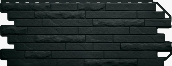 Фасадная панель Цокольный сайдинг Альта-профиль Кирпич-Антик ЭКО Графит купить в Камышине