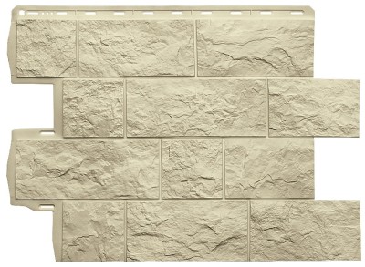 Фасадная панель Альта-Профиль Туф ЭКО Песчаный