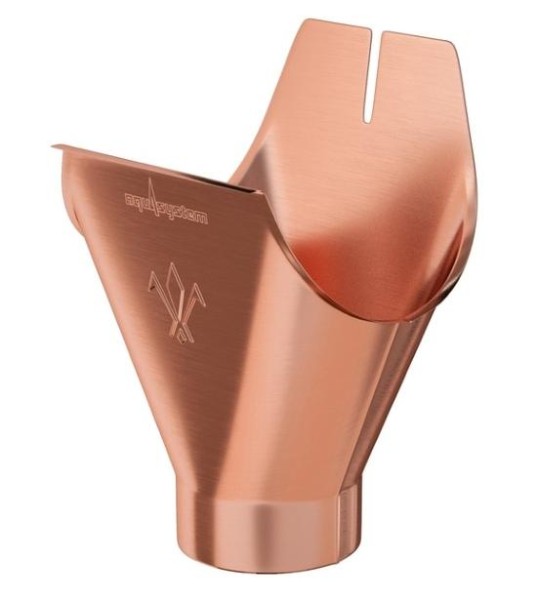 Водосток Aquasistem, система 150/100 - Воронка желоба медная купить в Камышине