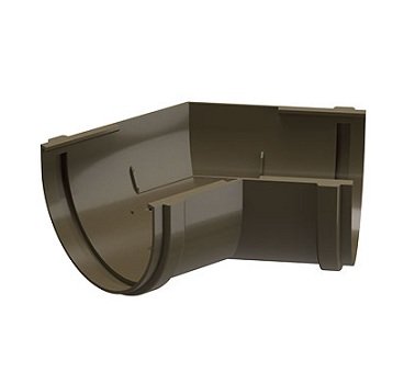 Угол желоба 135˚ Docke Premium ПВХ - Каштан купить в Камышине