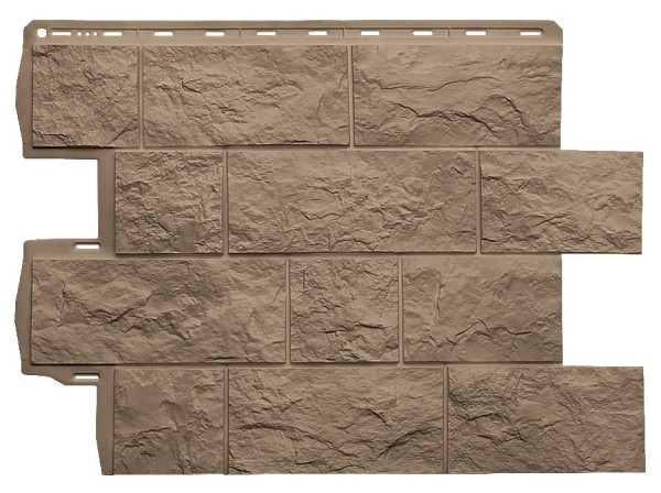 Фасадная панель Альта-Профиль Туф ЭКО Бежевый купить в Камышине