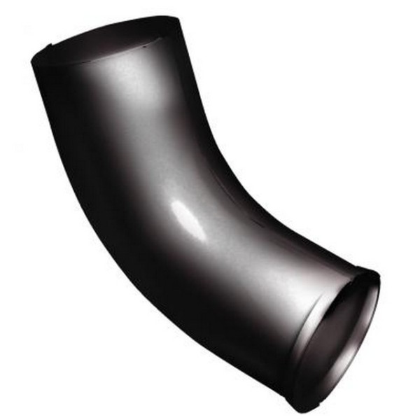 Водосток Grand Line 125x90 – Колено сливное RAL 9005 купить в Камышине