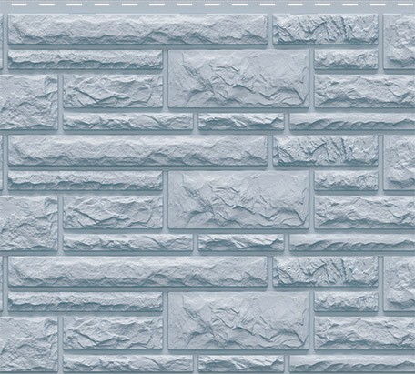 Фасадные панели «Доломит», Серо-голубой купить в Камышине