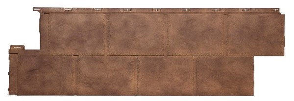 Фасадная панель T-Сайдинг Ладога ЭКО-2 - ОРЕХ купить в Камышине